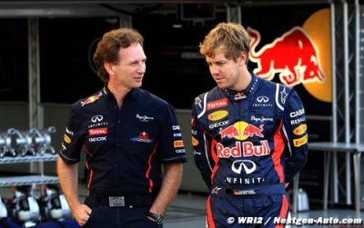 Horner&nbsp;: Vettel s’en est mieux sorti que Webber