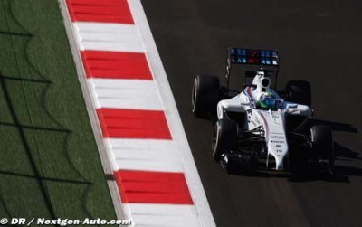 Massa relégué en fond de grille en Russie