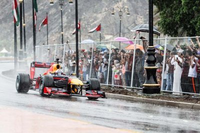Coulthard était en démonstration dans le sultanat d’Oman
