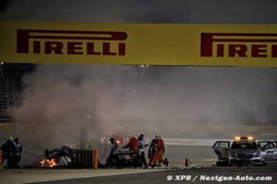 Grosjean n’a aucune fracture et ’va bien’, selon Steiner