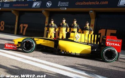 Lotus Renault GP présentera sa voiture à Valence