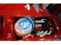 Alonso essaye le cockpit de la nouvelle Ferrari