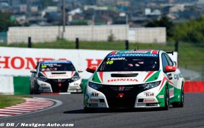 Shanghai, Course 2&nbsp;: Monteiro gagne, triplé Honda&nbsp;!
