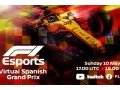 Le plateau du Grand Prix virtuel d'Espagne de F1 est complet