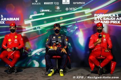 Les pilotes Red Bull et Ferrari sont partagés sur le dangereux tracé de Djeddah
