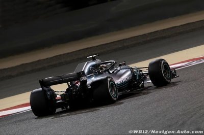 Mercedes prête à rouler avec ses jantes trouées ce week-end