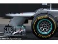 Mercedes teste son W-duct à Barcelone