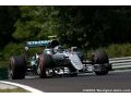 Hungaroring, L2 : Rosberg en tête, Hamilton dans le mur de pneus