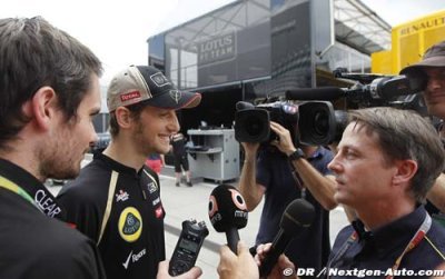 Q&A with Romain Grosjean - My first front row