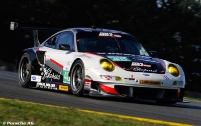La Porsche du Paul Miller Racing en Michelin en 2013