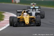 Magnussen 14e sur la grille, Palmer fissure son châssis au Mexique