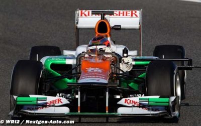 Magny-Cours, Jour 2&nbsp;: Le matin pour Bianchi et sa Force India