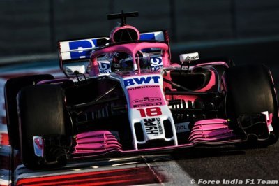Force India not confirming end of pink livery