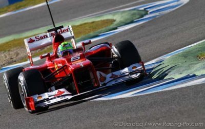 Ferrari satisfaite de son premier jour