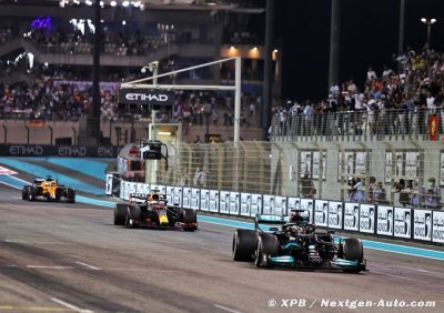 Verstappen revient sur le dernier tour d’Abu Dhabi 2021