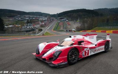 La Toyota TS030 Hybrid présente à Spa...