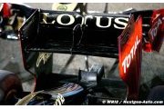 Lotus n'a pas réussi à bien évaluer son nouvel aileron