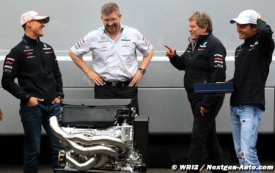 Pas d’évolutions significatives pour Mercedes GP à Spa