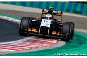 Les deux Force India dans les murs hongrois