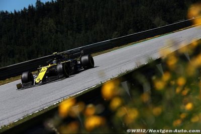 Nouvelle douche froide pour Renault F1, hors des points en Autriche