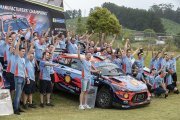 Hyundai célèbre son 1er titre constructeurs en WRC
