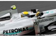 Mercedes à la découverte du circuit de Yeongam