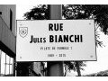 La rue Jules Bianchi a été inaugurée à Nice