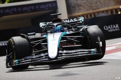 Russell révèle quel ’risque’ accompagnait l’aileron avant évolué à Monaco