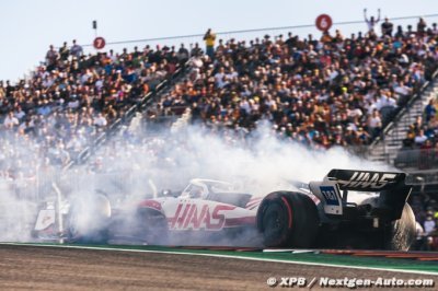 Haas F1&nbsp;: Deux éliminations en Q1 à cause du vent et des bosses
