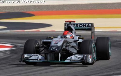 Schumacher says he was faster than Rosberg in opener