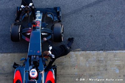 Button vit un week-end difficile