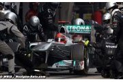 L'équipe Mercedes est la plus rapide... dans les stands