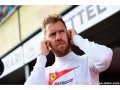 Vettel est satisfait de la restructuration chez Ferrari