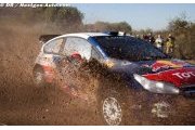 Ogier assure le show, Raikkonen en tonneaux