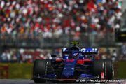 Albon n'aura pas le moteur Honda évolué en France
