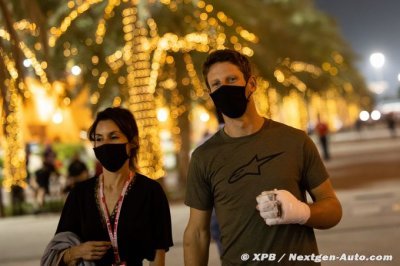 Grosjean veut revoir les images embarquées de son accident de Bahreïn