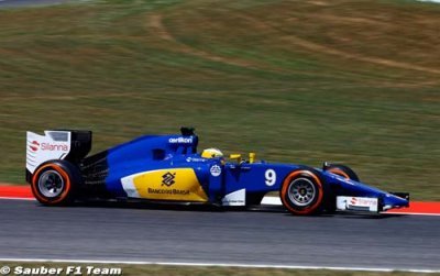 Race - Spanish GP report: Sauber Ferrari