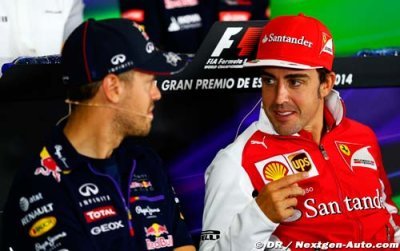 Alonso ’surpris’ par la mauvaise forme de Vettel