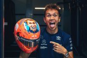 Albon révèle le design de son casque qu'il n'a pu utiliser à Monza