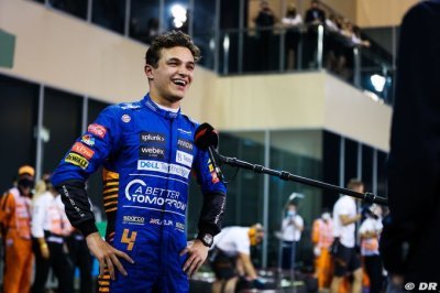 Norris ne vise pas le titre en 2022 mais a confiance en McLaren