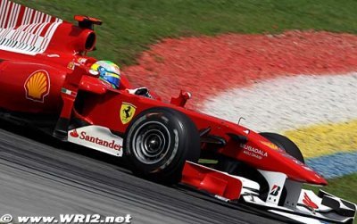 Massa: Interesting to see how our car has improved