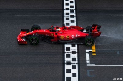 Vettel n’est pas étonné du spectacle sous la pluie