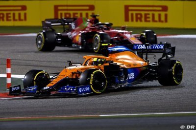 Chez McLaren F1, Seidl voit le verre à moitié plein, Norris à moitié vide