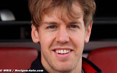Vettel celebrates French Grands Prix award
