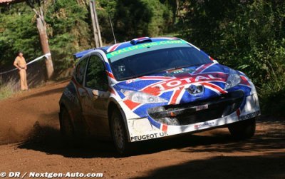 Meeke solide leader à Curitiba