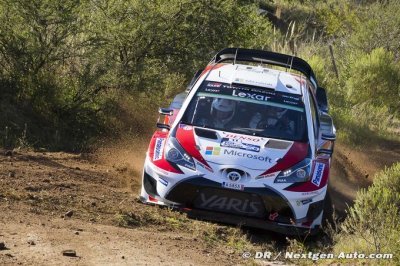 All three Yaris WRCs in top 10 in Portugal