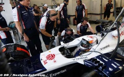 Maldonado et Juncadella au travail pour Williams