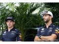 Ricciardo n'est pas troublé par les propos de Horner sur Verstappen