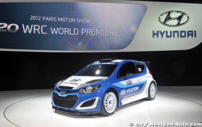 Gilles Panizzi était au volant de la Hyundai i20 WRC