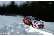Strong start for the Hyundai trio in Rally Sweden's winter wonderland
